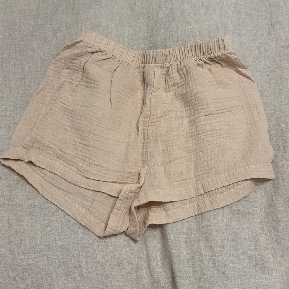 SHEIN Beige Cotton Pants